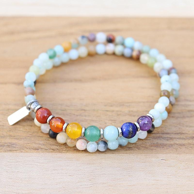 Throat Chakra Wrap Bracelet