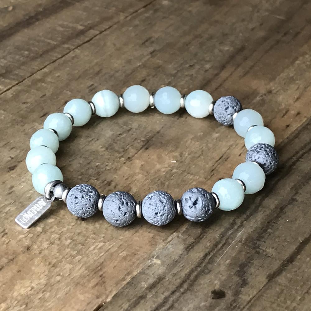 Bracelets - Amazonite Essential Oil Diffuser Bracelet