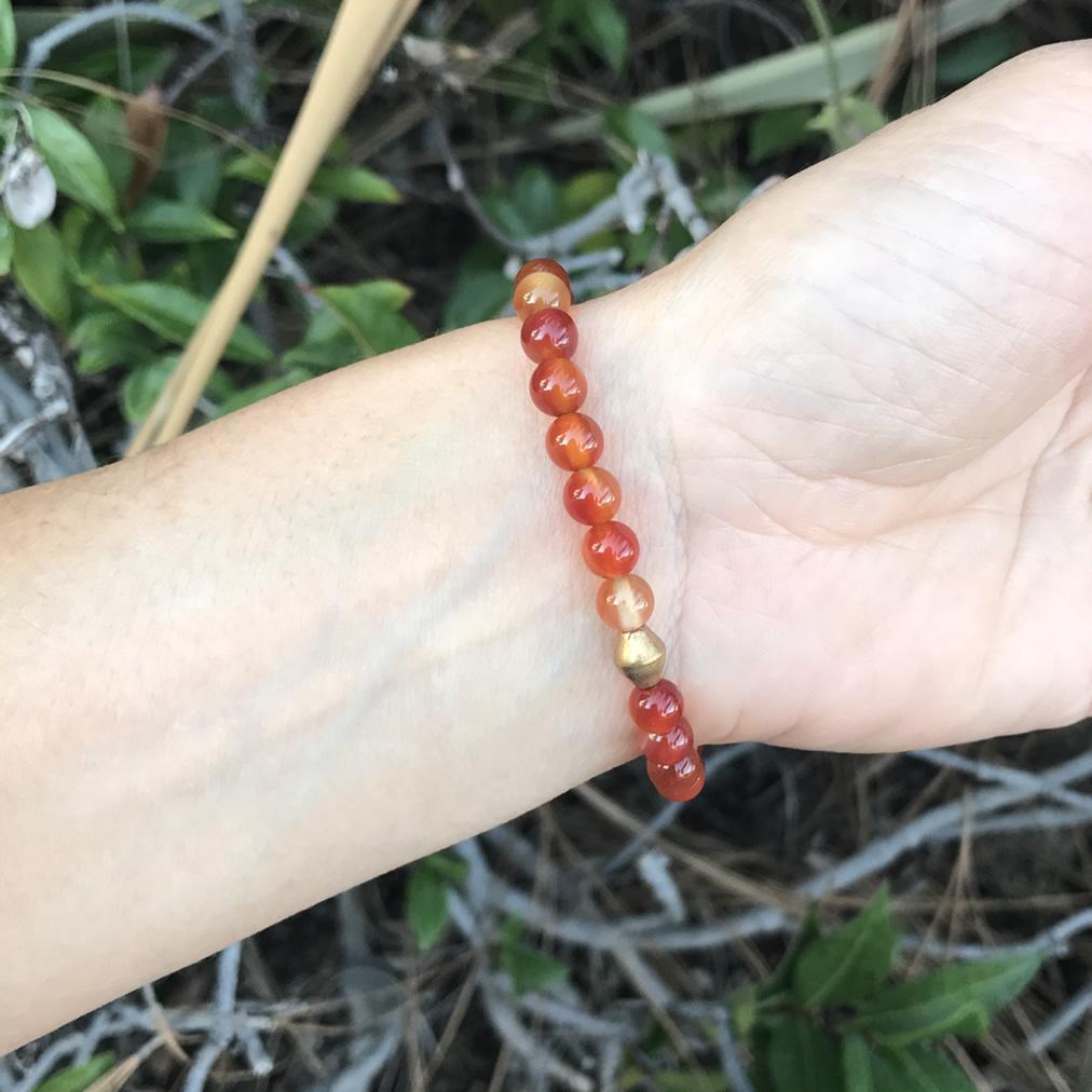 Bracelets - Carnelian Bracelet