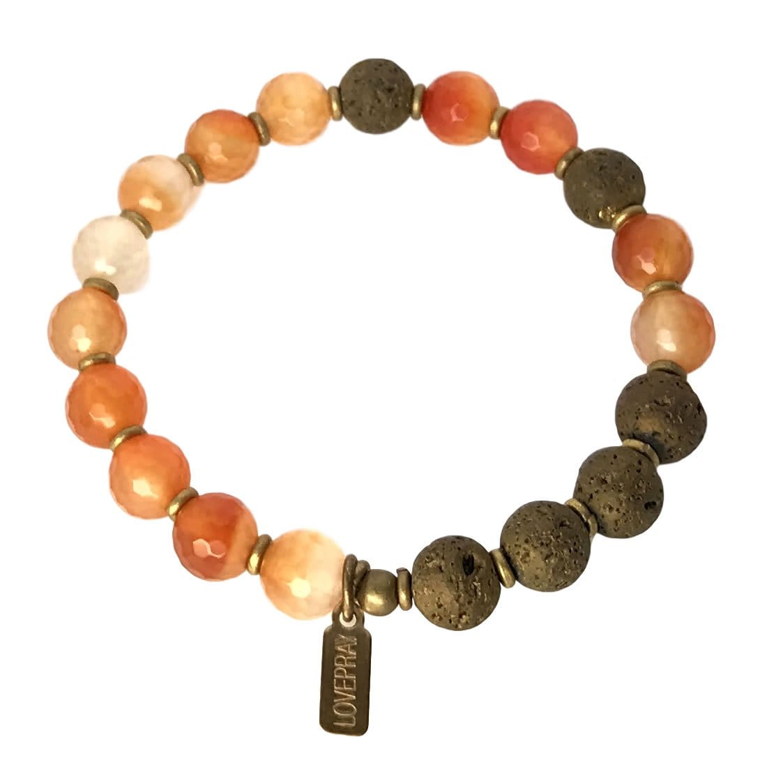 Bracelets - Carnelian Essential Oil Diffuser Bracelet - Aromatherapy Bracelet