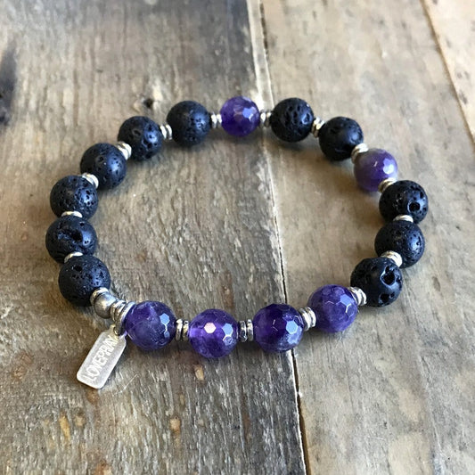 Bracelets - Crown Chakra Aromatherapy Bracelet