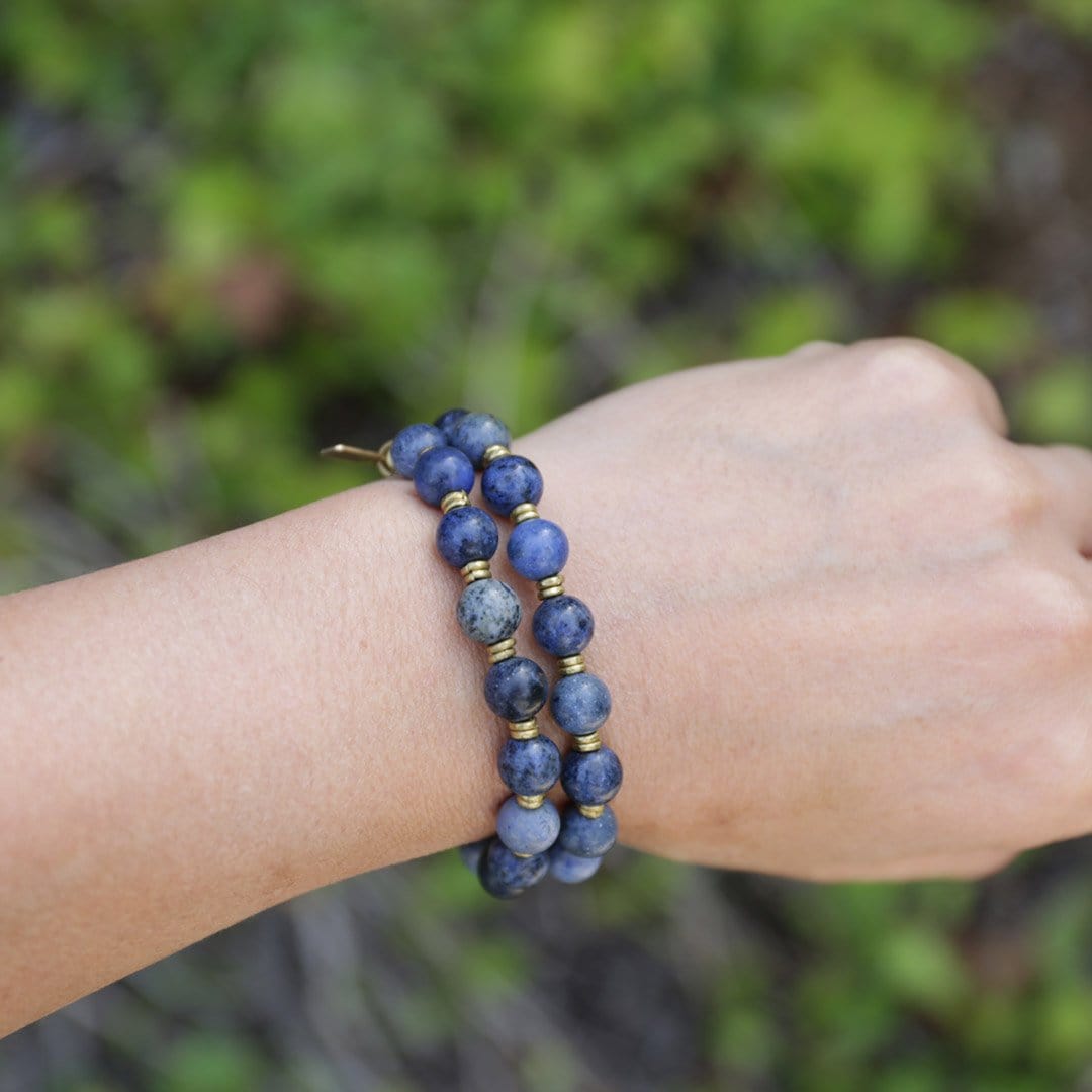 Bracelets - Dumortierite Mala Bracelet