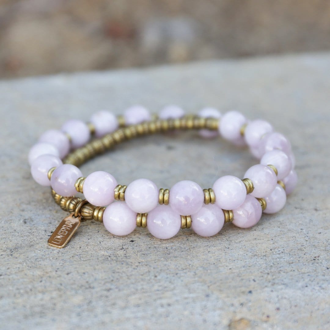 Bracelets - Kunzite Wrist Mala Bracelet