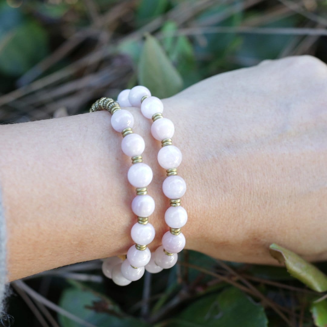 Bracelets - Kunzite Wrist Mala Bracelet