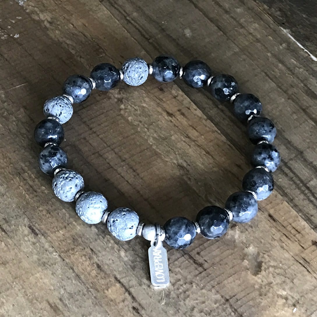 Bracelets - Larvikite Essential Oil Diffuser Bracelet