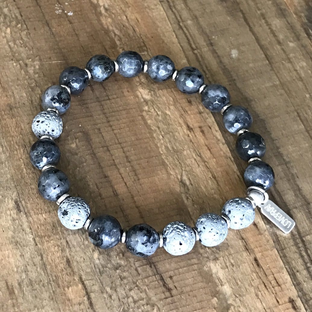 Bracelets - Larvikite Essential Oil Diffuser Bracelet