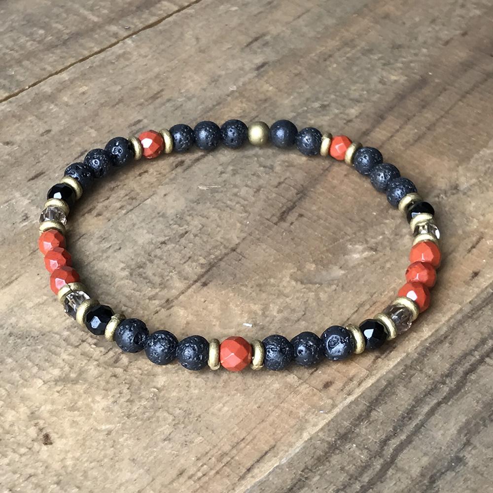 Bracelets - Root Chakra Essential Oil Diffuser Bracelet