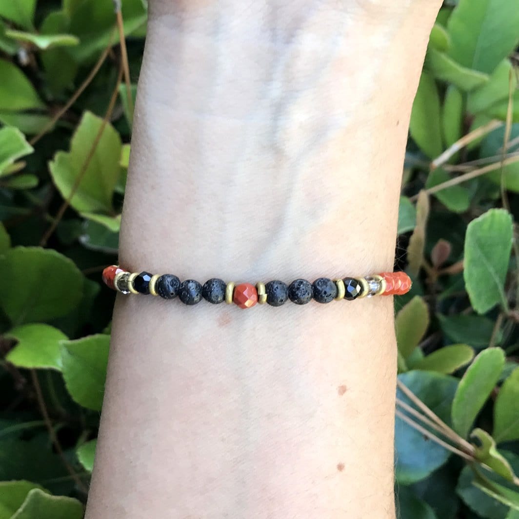 Bracelets - Root Chakra Essential Oil Diffuser Bracelet