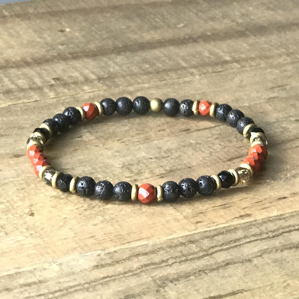 Bracelets - Root Chakra Essential Oil Diffuser Bracelet