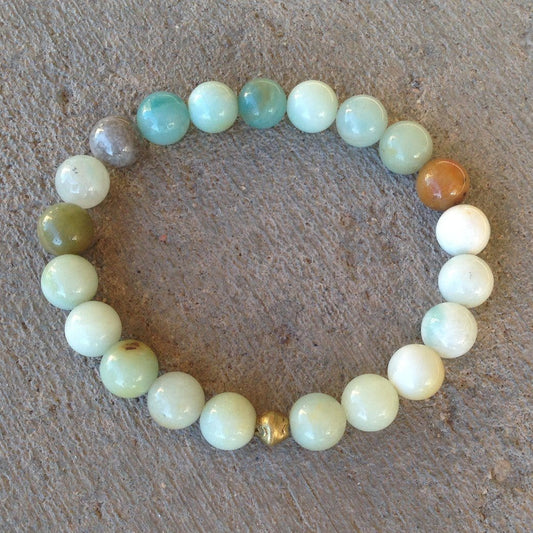 Bracelets - Smooth Amazonite Mala Bracelet