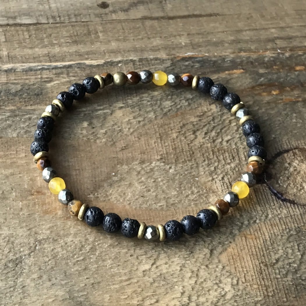 Bracelets - Solar Plexus Chakra Essential Oil Diffuser Bracelet