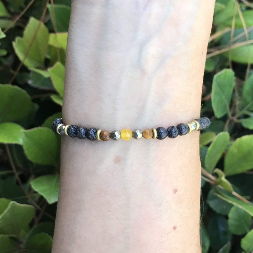 Bracelets - Solar Plexus Chakra Essential Oil Diffuser Bracelet