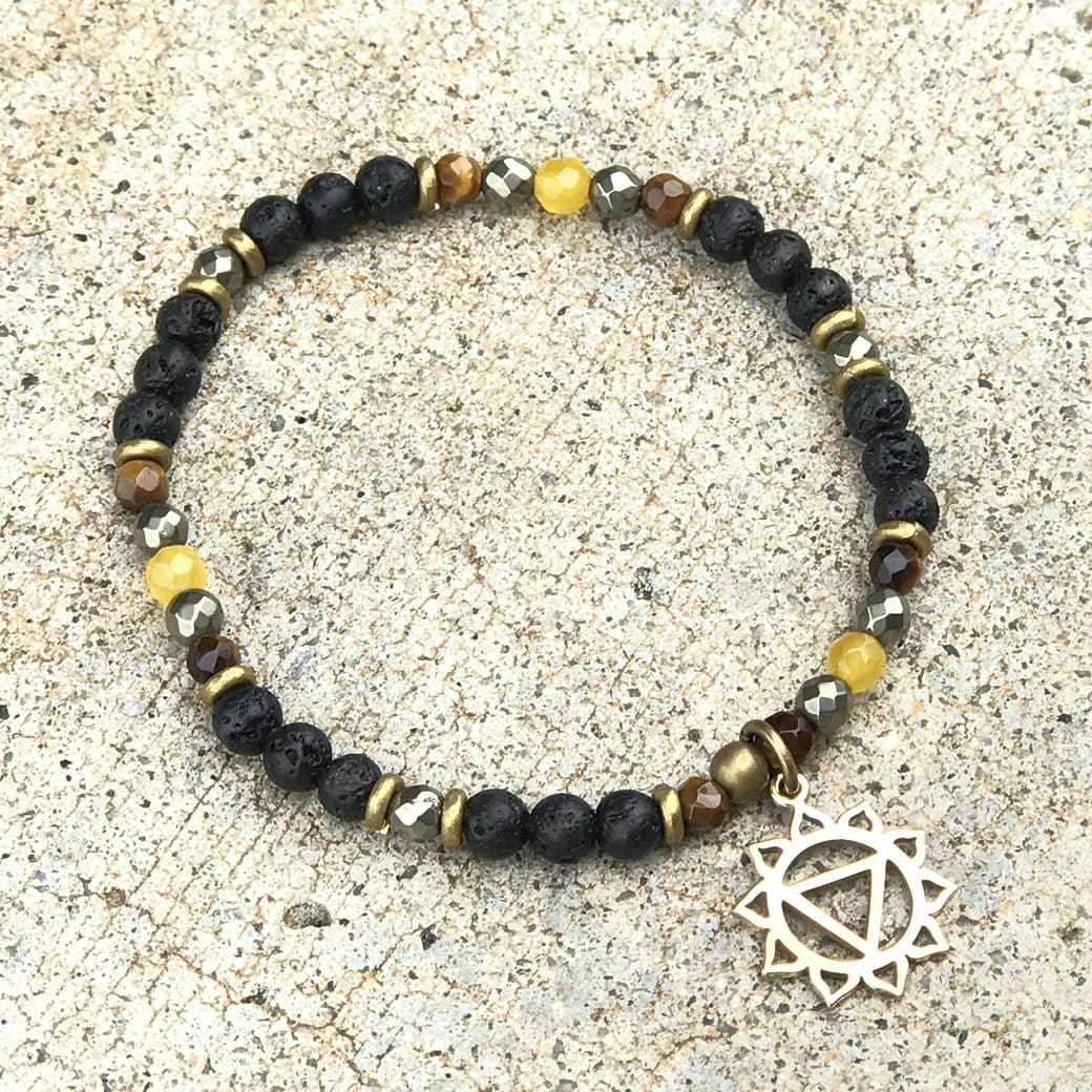 Bracelets - Solar Plexus Chakra Essential Oil Diffuser Bracelet