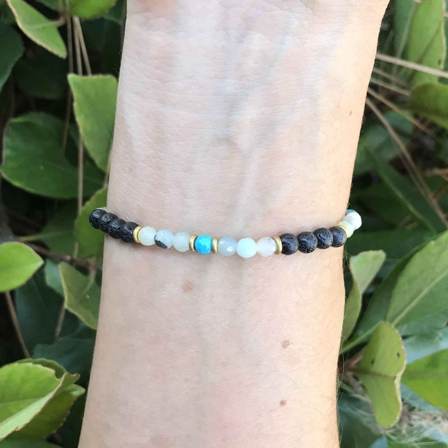 Bracelets - Throat Chakra Essential Oil Diffuser Bracelet