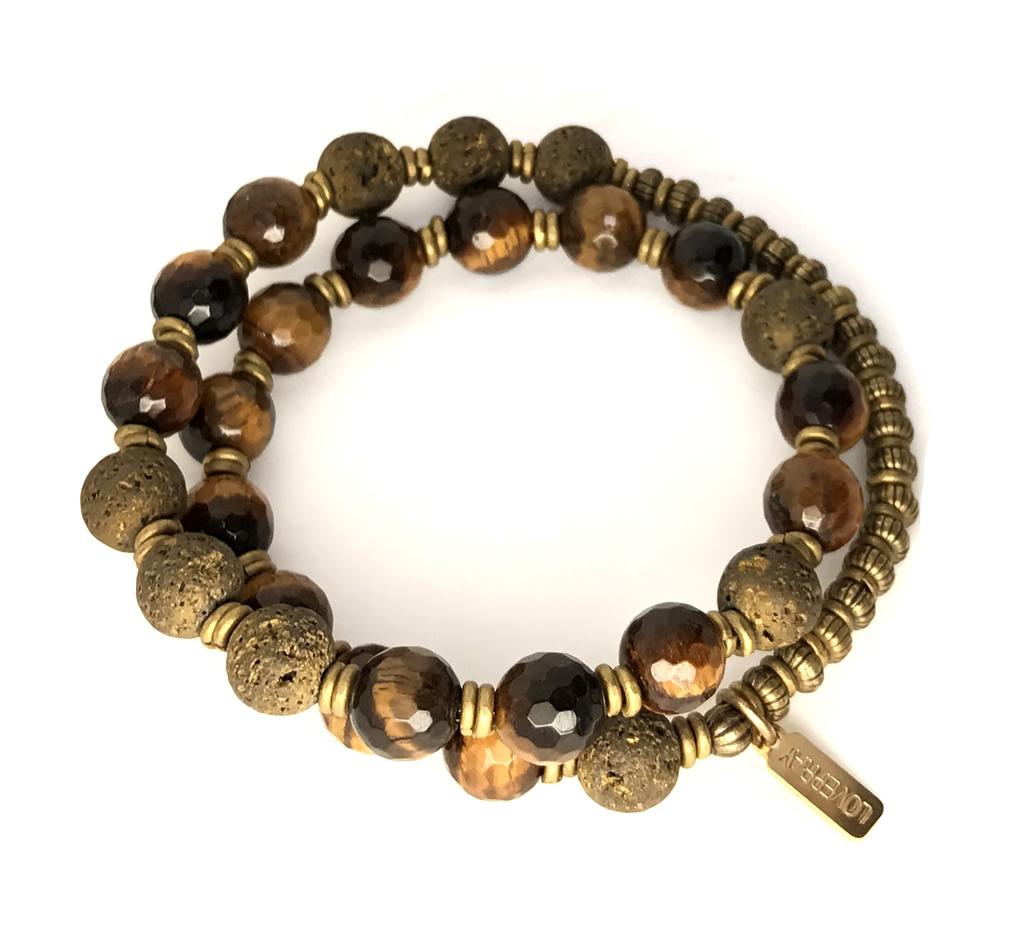 Bracelets - Tiger's Eye Aromatherapy Mala Bracelet