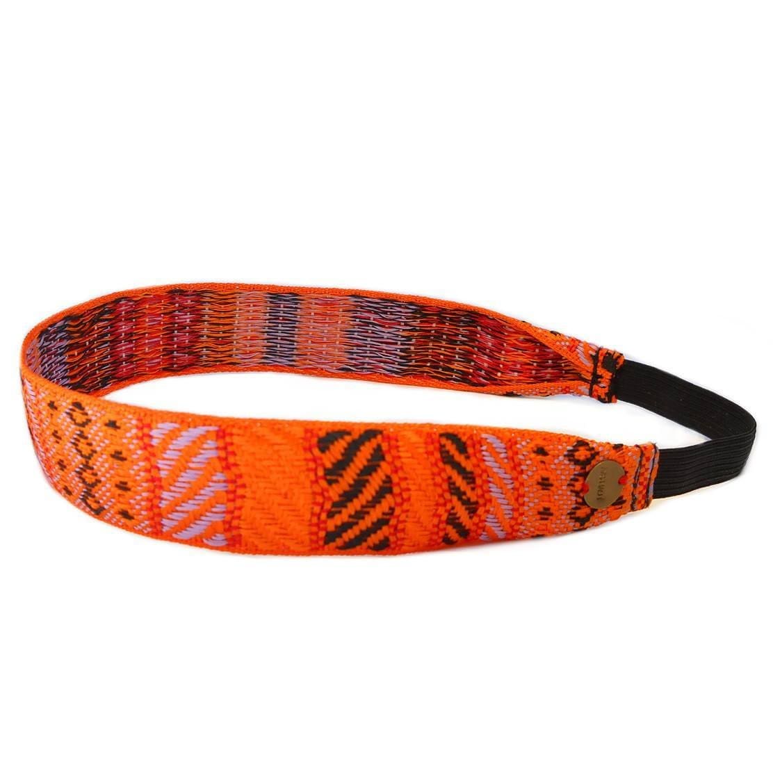 Headbands - Boho Chic Ethnic Orange Headband