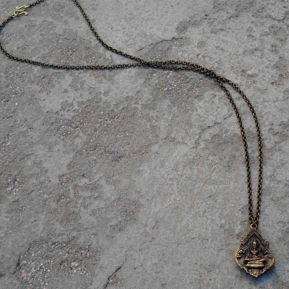 Necklaces - Buddha Pendant Chain Necklace