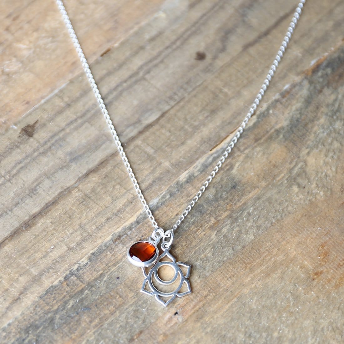 Necklaces - Sacral Chakra Charm Necklace