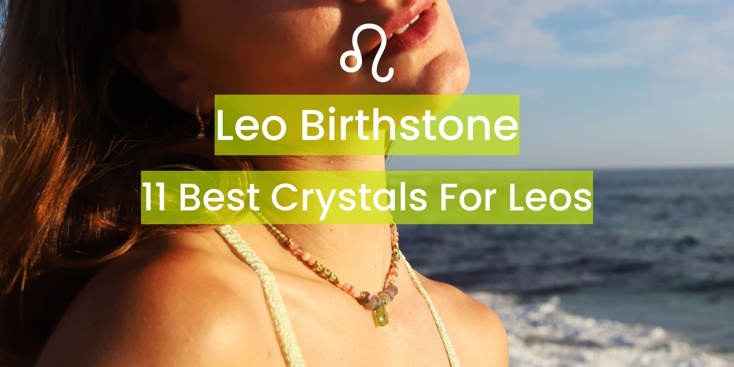 Leo birthstone - model wearing Leo jewelry