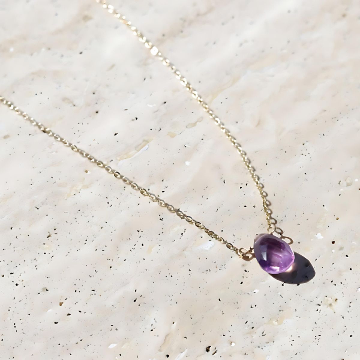 Luxury Amethyst Chain Necklace – Lovepray jewelry