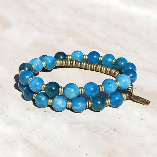 Apatite Wrist Mala Bracelet
