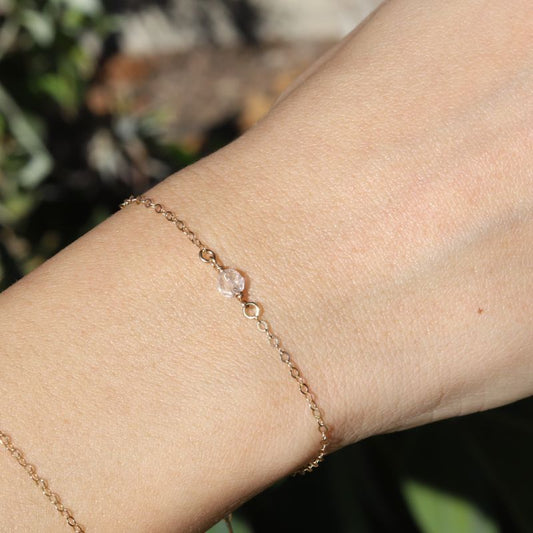 April Birthstone Bracelet