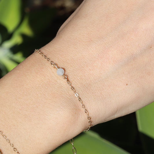 Aquamarine Birthstone Bracelet