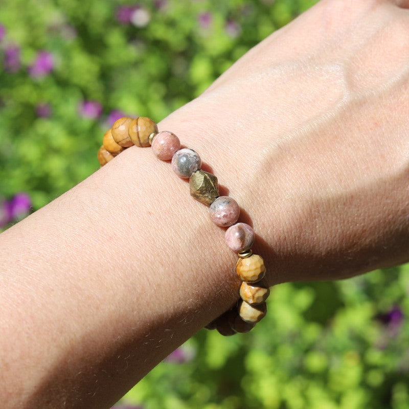 Argentina Rhodochrosite Jasper Bracelet Final Sale