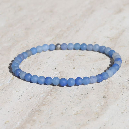 Blue Aventurine Matte Bracelet *Final Sale*