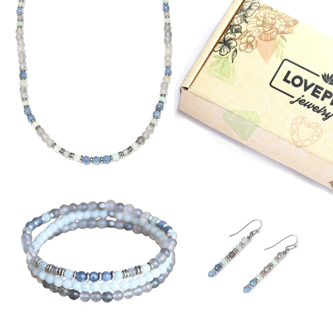 Calm Gemstones Jewelry Bundle