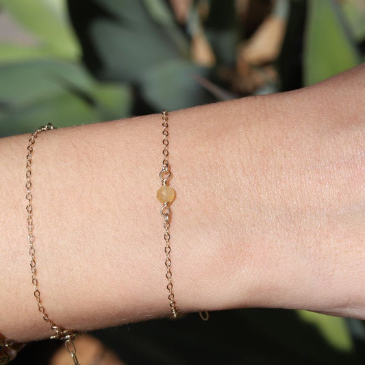 Citrine Birthstone Bracelet
