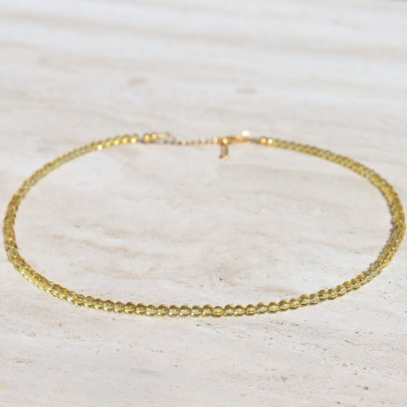 Citrine Dainty Necklace *Final Sale*
