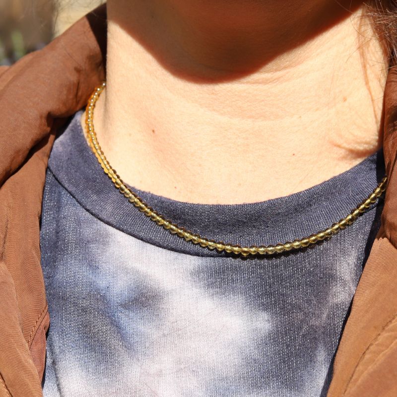 Citrine Dainty Necklace *Final Sale*
