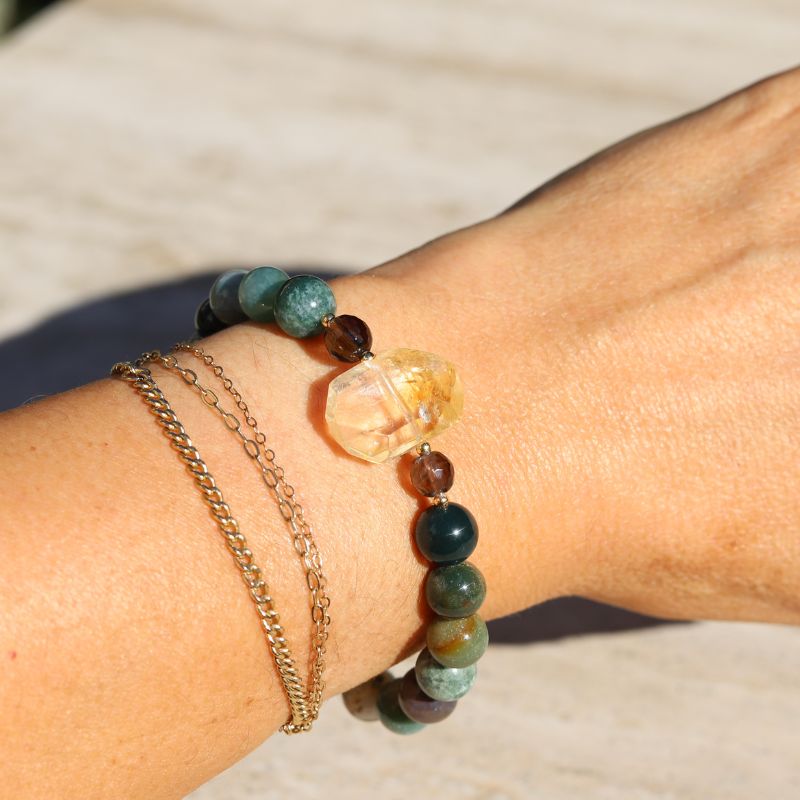 Citrine & Jasper Bracelet *Final Sale*