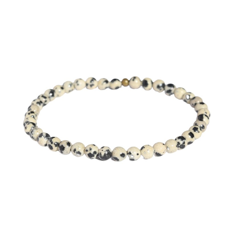Dalmatian Delicate Beaded Bracelet