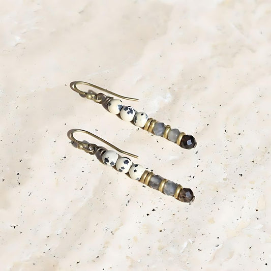 Dalmatian Jasper Earrings