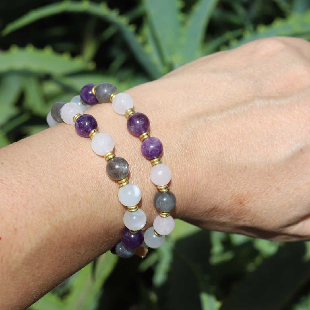 Divine Feminine Crystals Mala Bracelet