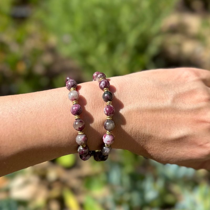 Eudyalite Wrist Mala Bracelet