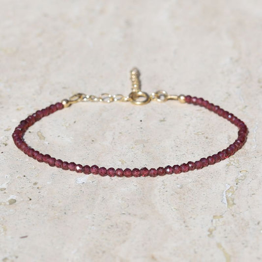 Garnet Delicate Luxury Bracelet