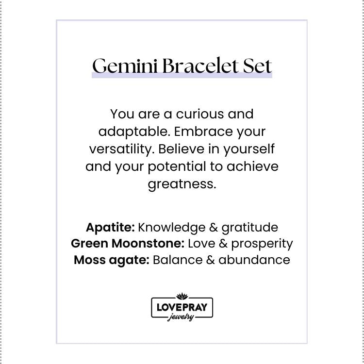 Gemini Bracelet Set