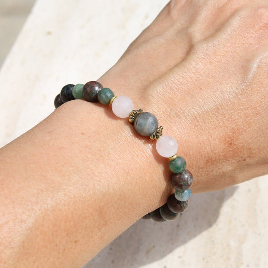 Kashgar Garnet & Labradorite Bracelet *Final Sale*