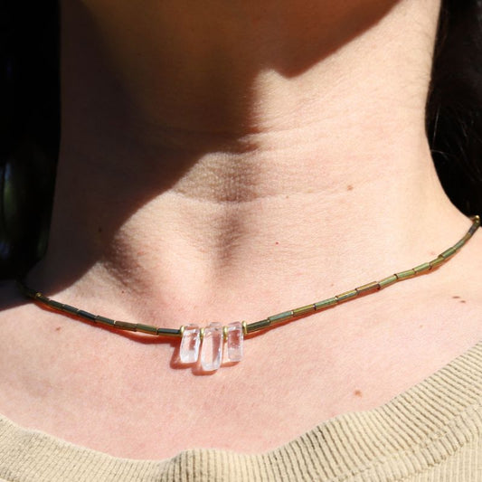 Quartz Crystal Necklace *Final Sale*