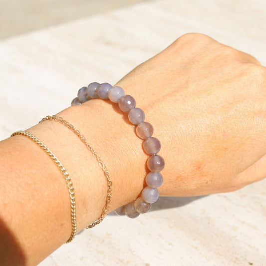 Grey Agate Bracelet *Final Sale*