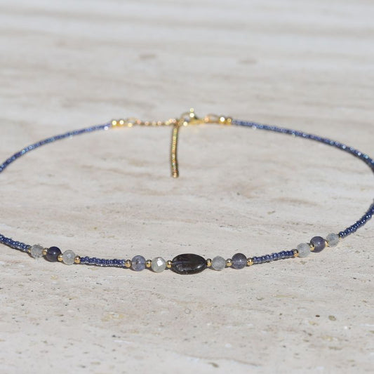 iolite necklace