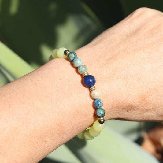 Jade and Chrysoprase Bracelet *Final Sale*