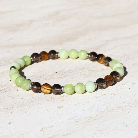 Jade & Smoky Quartz Bracelet *Final Sale*