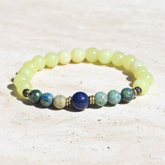 Jade and Chrysoprase Bracelet *Final Sale*