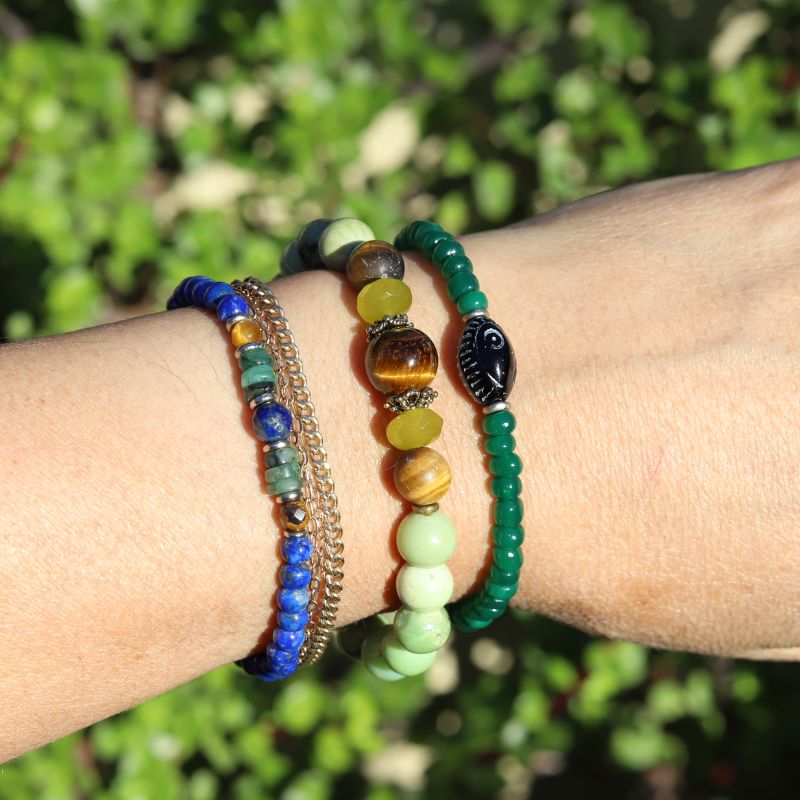 Lapis Lazuli & Emerald Bracelet *Final Sale*
