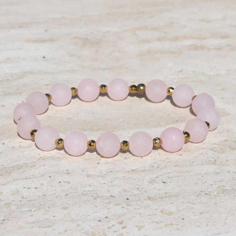 Matte Rose Quartz Bracelet *Final Sale*