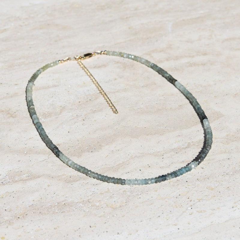 Moss Aquamarine gemstone Luxury Necklace